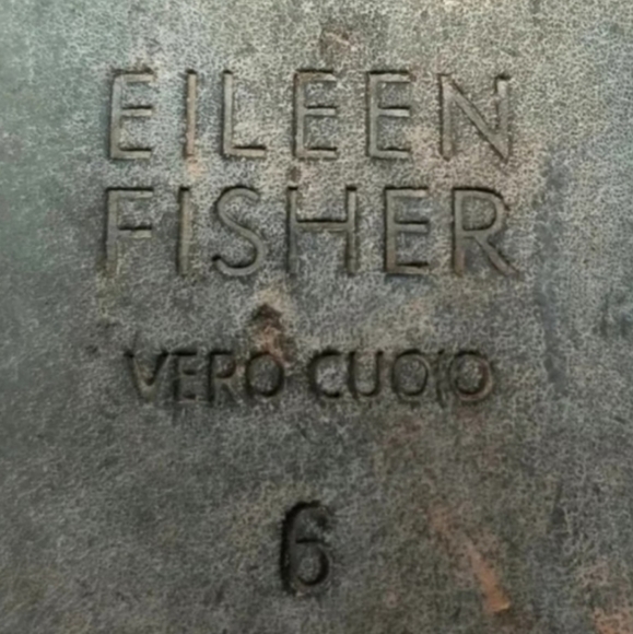 Eileen Fisher Grosgrain Ballet Flats With Hidden Low Wedge Gray Size 6 - Picture 9 of 10